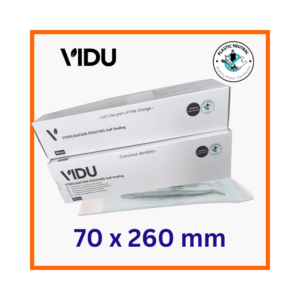 VIDU self-adhesive sterilization bags 70x260mm 200 pcs