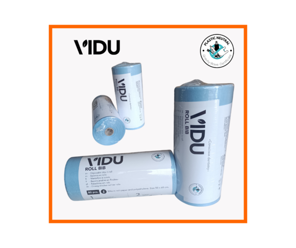 VIDU plastic neutral disposable dental bibs roll